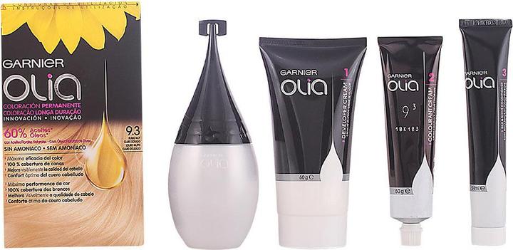 Image du produit Garnier OLIA Coloración Permanente #9,3 Rubio Muy claro Dorado 4 pz (9,3 Rubio Muy claro Dorado)