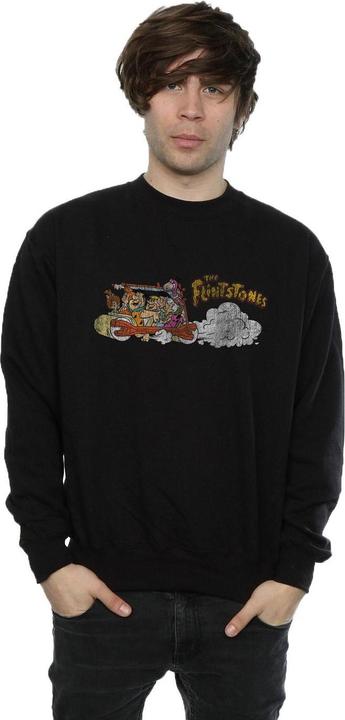 Produktbild The Flintstones Family Car Distressed Sweatshirt (XXL)