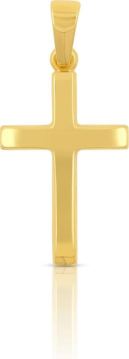 Image du produit Muau Pendant cross yellow gold 750, 26x12mm (Or jaune 750/18K)
