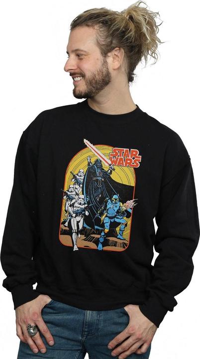 Produktbild Star Wars Vintage Comic Scene Sweatshirt (L)