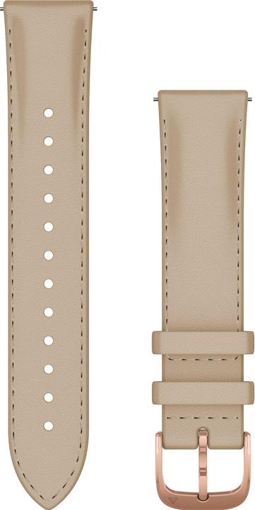 Garmin Schnellwechsel-Armband (20 mm, Leder, Vivoactive 3, Vivomove HR, Forerunner 645, Venu, vivomove 3, Forerunner 245, Approach S40, Forerunner 245 music, Vivoactive 3 Music)