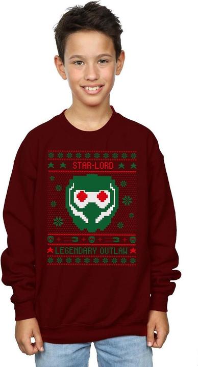 Produktbild Guardians Of The Galaxy Vol. 2 Star Lord Fair Isle Sweatshirt Jungen (152, 158)