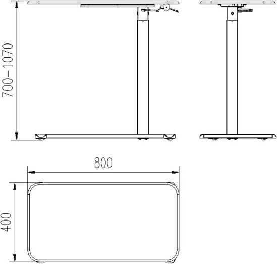 Produktbild Unique Laptop Desk (80 x 40 x 107 cm)