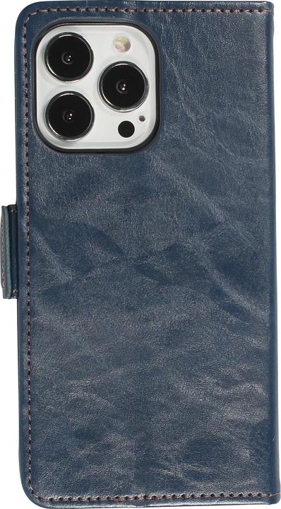 Produktbild PhoneLook Leder Tasche Flip Wallet mit Akzentstreifen & Kartenhalter (Apple iPhone 13 Pro Max)