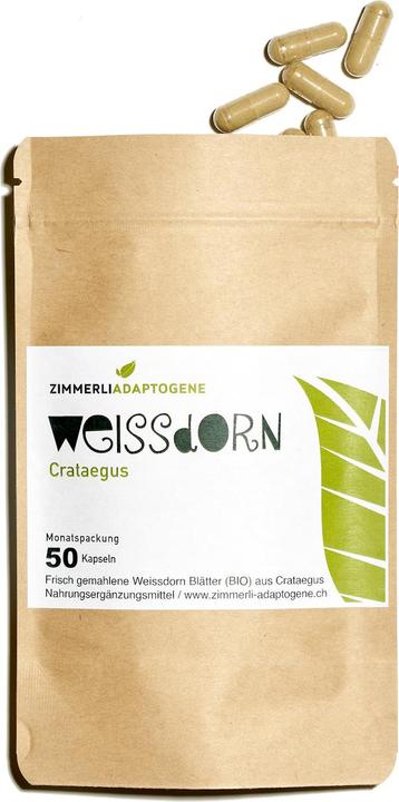 Image du produit Zimmerli Adaptogene Gélules d'aubépine 50 gélules (1 pièce(s), Capsules, 25 g)