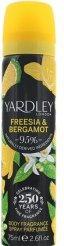 Produktbild Yardley Freesia & Bergamot by London Body Fragrance Spray 77 ml (Körperlotion, 77 ml)