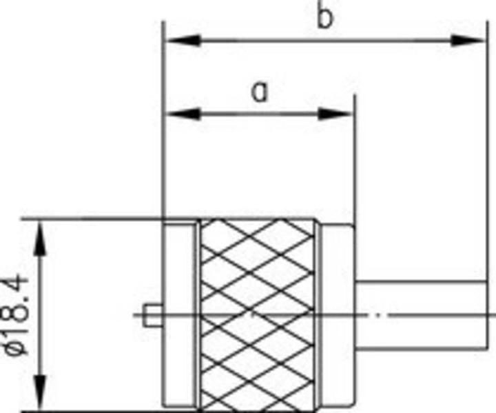 Produktbild Telegärtner UHF-Kabelstecker Crimp G02 crimp/crimp, B0606, G02 (RG-59 B/U)