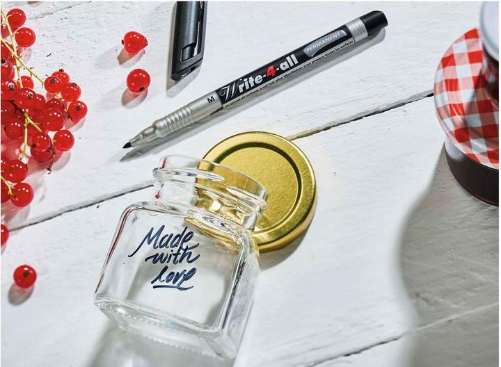 Image du produit STABILO Marqueur permanent Write-4-all (Noir, 0.70 mm, 1 x)