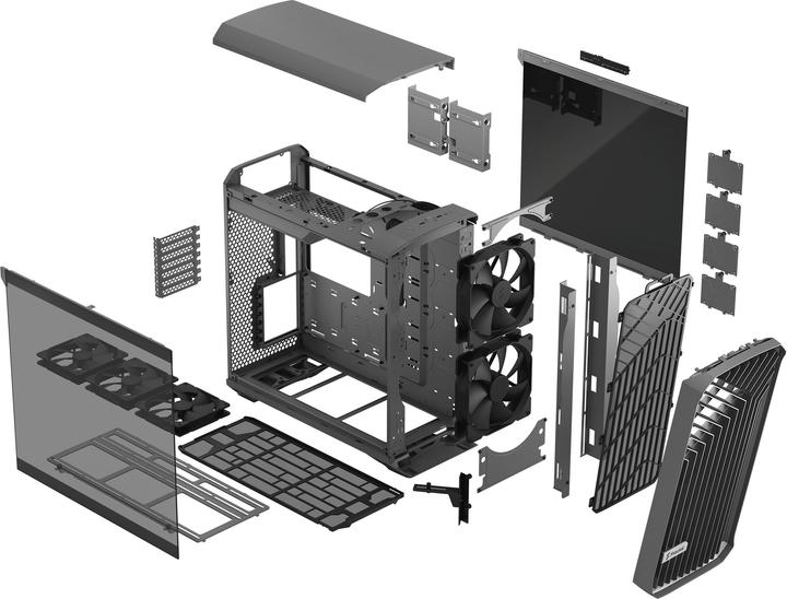 Produktbild Fractal Torrent Gray TG Light (mATX, ITX, ATX, E-ATX, SSI CEB, SSI EEB)