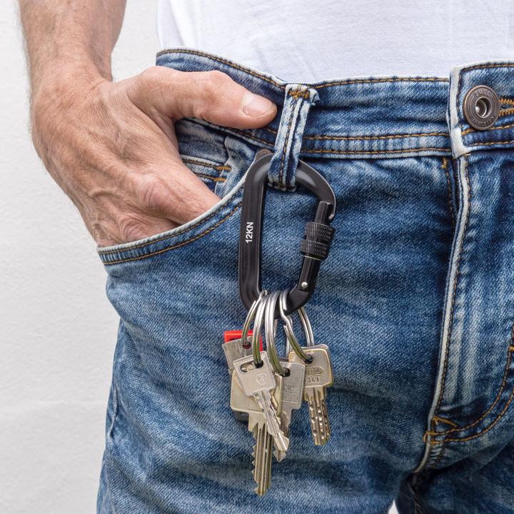Immagine prodotto Intirilife Set di 4 moschettoni per impieghi gravosi