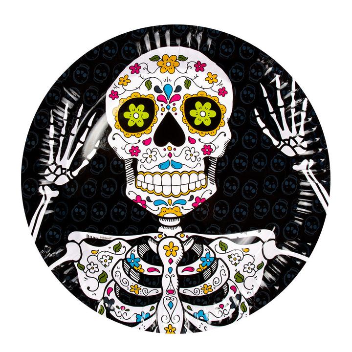 Immagine prodotto Boland 6 piatti di carta Dia De Los Muertos da 23 cm (6 x)