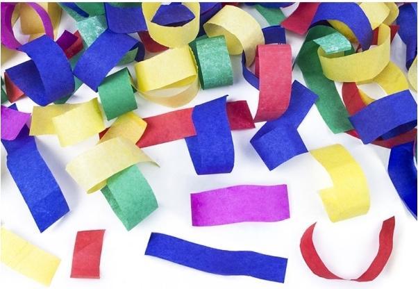 Actual product image Partydeco Confetti Cannon - 40cm - Paper Strips - Colourful