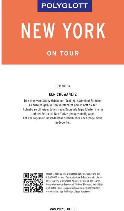 Actual product image on tour Reiseführer New York (German, Ken Chowanetz, 2019)