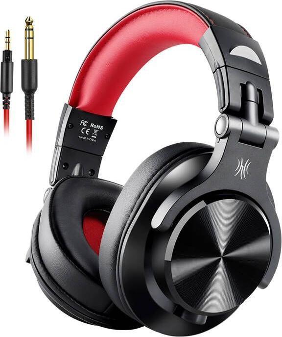 OneOdio A71 Casque filaire (Noir et rouge) (Filaire)