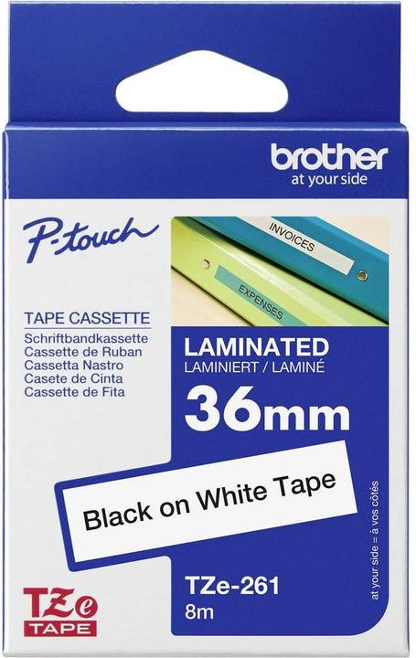 Produktbild Brother Tze-261 (3.60 cm, Weiss, Schwarz)