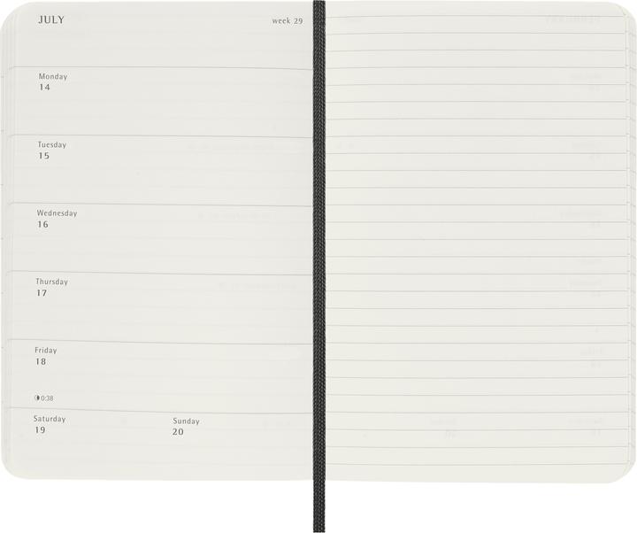 Image du produit Moleskine Calendrier de notes (De poche, A6, Anglais)
