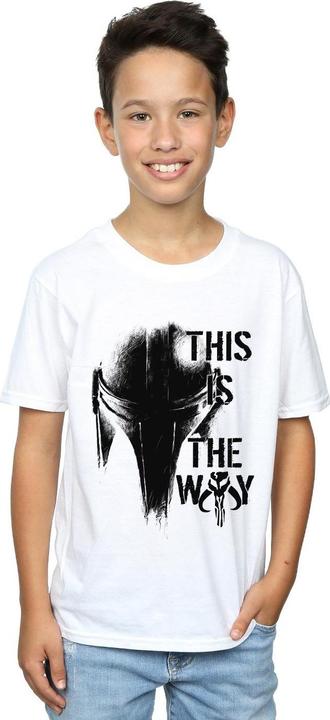 Actual product image Star Wars Boys The Mandalorian The Way T-Shirt (104)