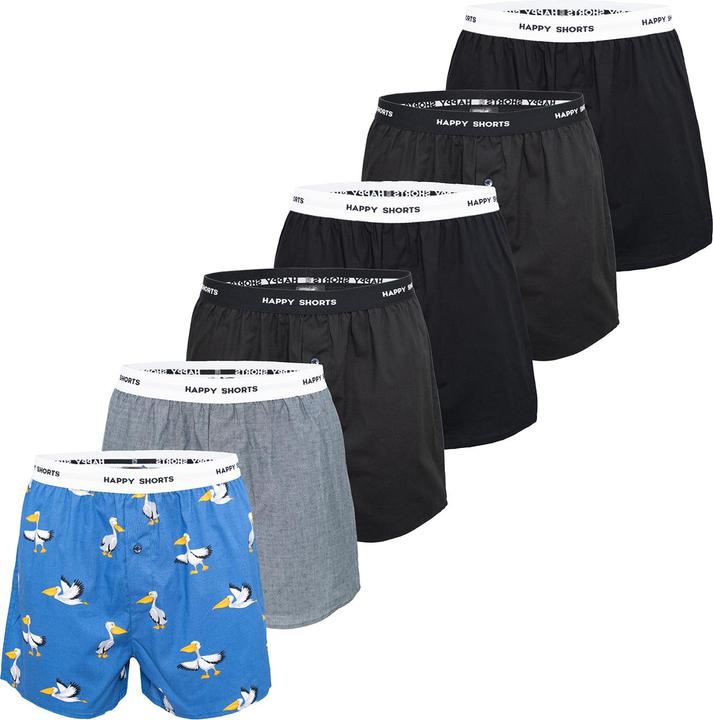 Image du produit Happy shorts Boxer Mix (XL, paquet de 6)