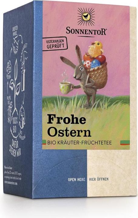 Immagine prodotto Sonnentor Buona Pasqua Miscela di tè alla frutta alle erbe in un sacchetto biologico (27 g)