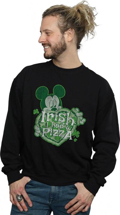 Produktbild Disney Mickey Mouse Shamrock Pizza Sweatshirt (S)
