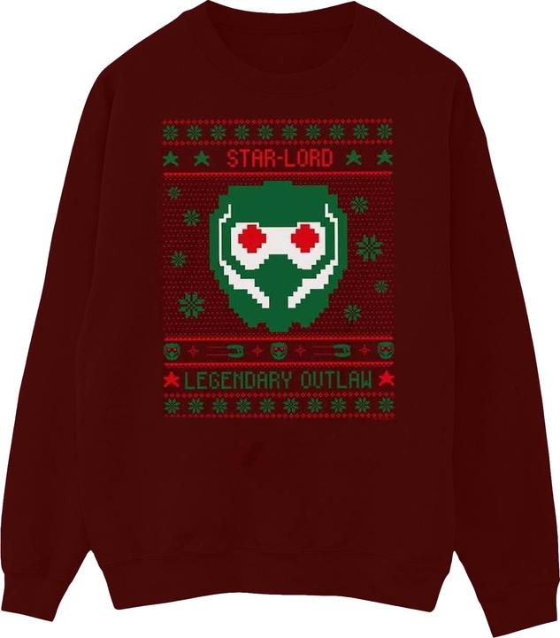 Actual product image Boys Guardians Of The Galaxy Vol. 2 Star Lord Fair Isle Sweatshirt (140, 146)