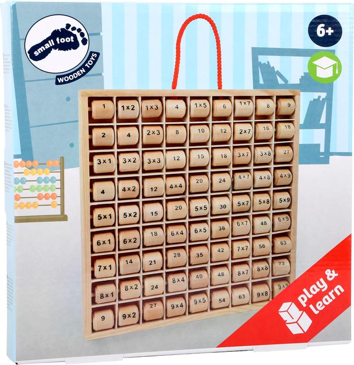 Image du produit small foot Tableau multiplicateur Petit 1x1 (Allemand, Anglais, Français, Italien)