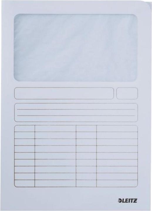 Leitz Display folder, DIN A4, cardboard, with window, white 160 gsm, upper part with inscribable print (A4, 1 x)