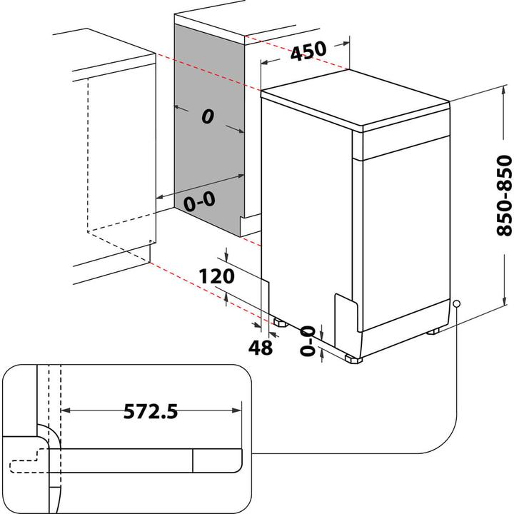 Actual product image Whirlpool WSFO 3O34 PF