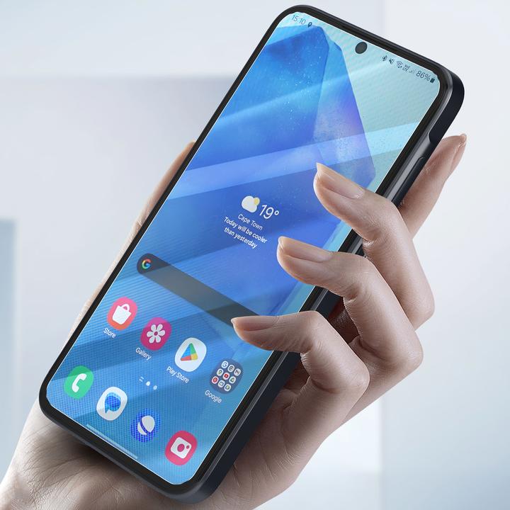 Actual product image Mayaxess CrystalGuard screen film (1 Piece, Samsung Galaxy A55)