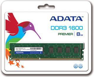Produktbild Adata ADDU1600W8G11-S memory module GB DDR3L (1 x 8GB, 1600 MHz, DDR3-RAM, DIMM)