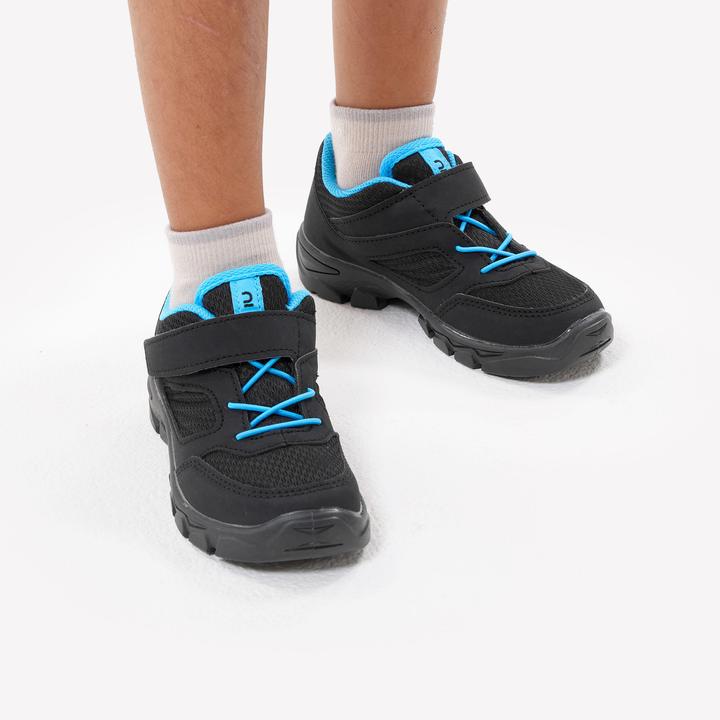 Image du produit Quechua Chaussures de randonnée enfants taille 24-34 Velcro - NH100 noir (26)
