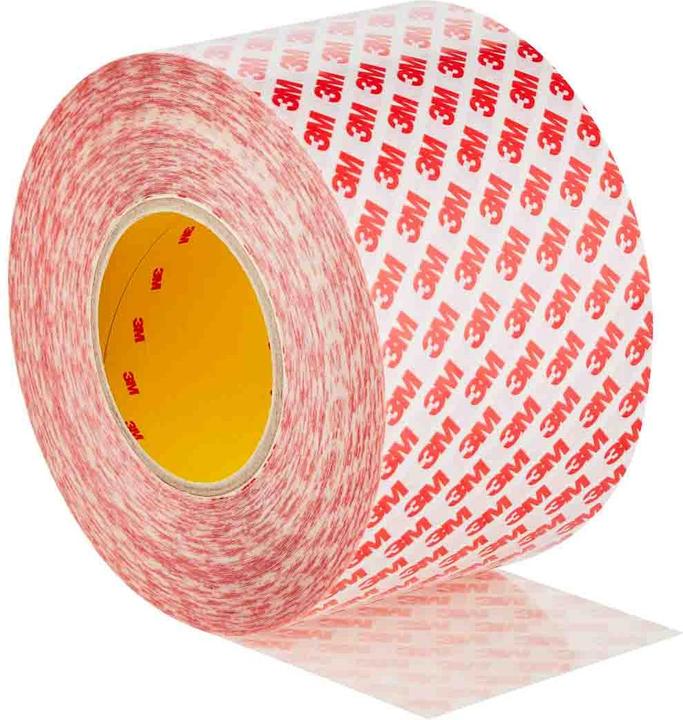 Produktbild 3M GPT -020F Kunststoff-Klebeband doppelseitig, Klar, Stärke 0.202mm, 100mm x 50m (100 mm)