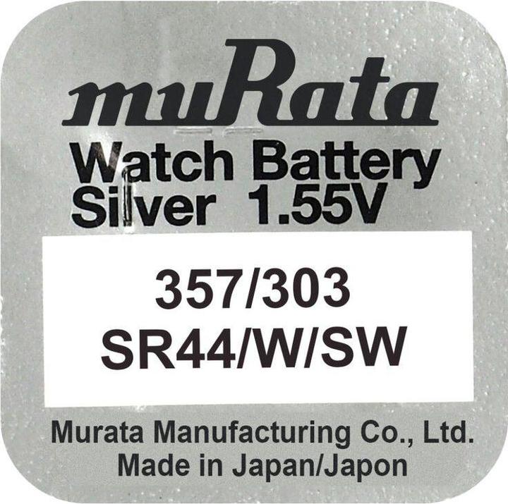 Actual product image Murata Button cell silver oxide n 303 (10 pcs., 160 mAh)