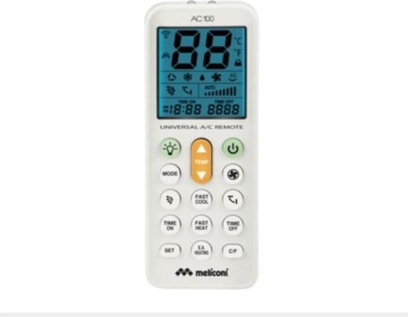 Productafbeelding Meliconi AC 100 Afstandsbediening RF Draadloze Knoppen voor Airconditioning (Universele afstandsbediening)