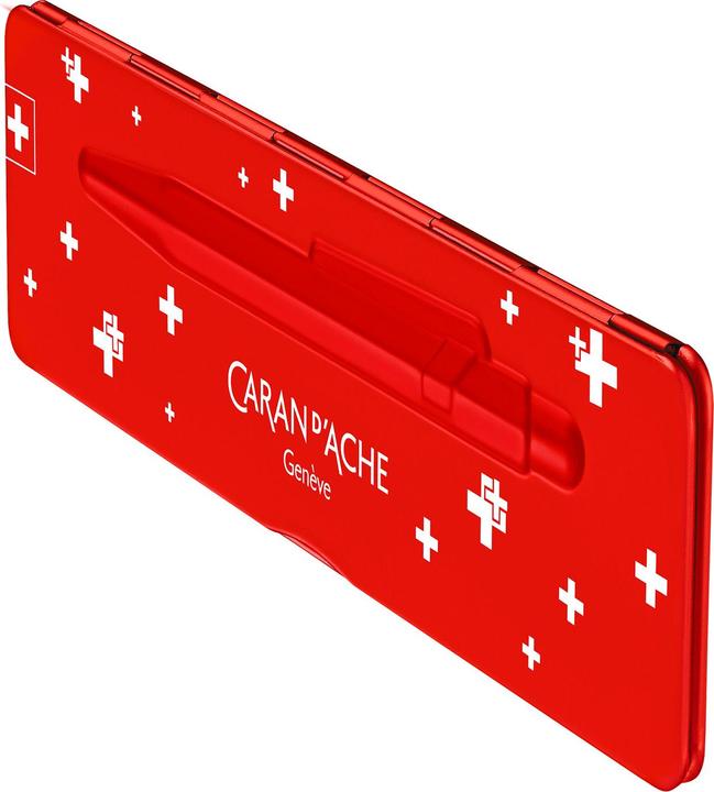 Produktbild Caran d'Ache 849 Totally Swiss mit Etui (Weiss, Rot, 1 x)