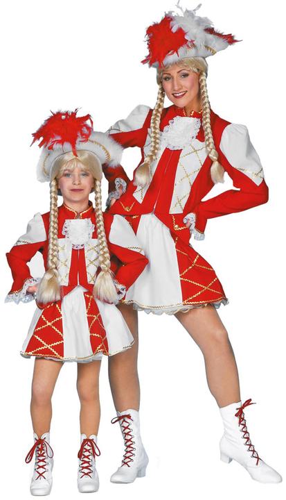 Actual product image Wilbers Tanzmariechen Funkenmarie Garde Damenkostüm rot-weiss (48)
