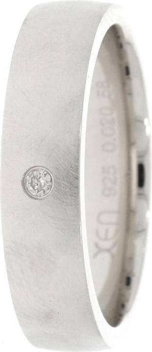 Produktbild Xen Bandring mit Diamant ca. 0,02 ct. (56, 925 Silber)