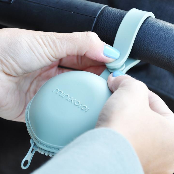 Image du produit Minikoioi Attache-sucette portable Pod vert menthe (1 x)
