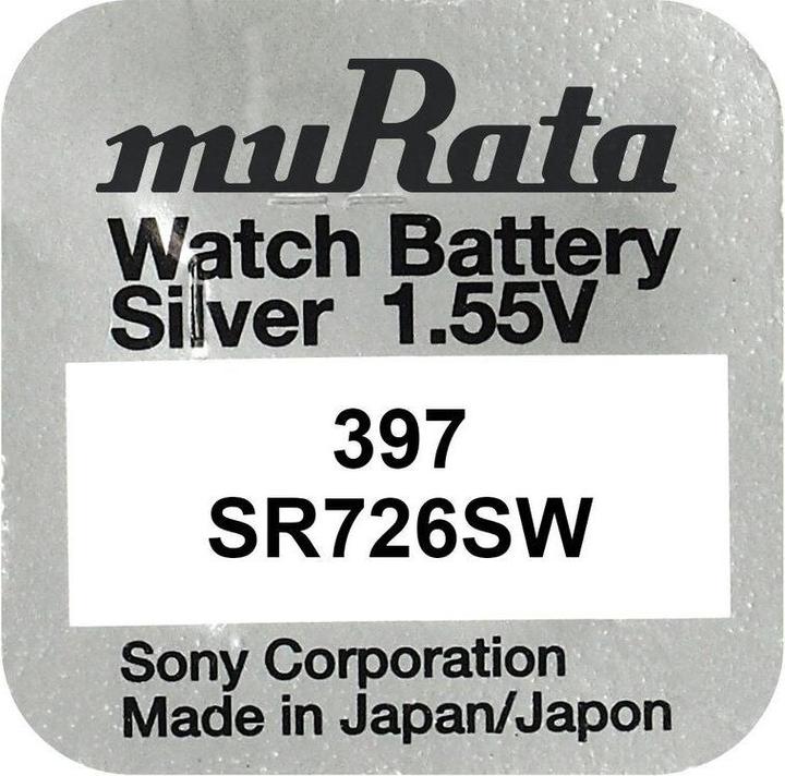 Produktbild Murata Knopfzellen 397 (10 Stk., V397, 35 mAh)