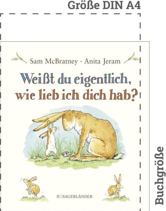 Produktbild Weisst du eigentlich, wie lieb ich dich hab? (Deutsch, Sam McBratney, 2016)