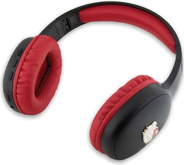 Image du produit Hello Kitty słuchawki nauszne Bluetooth HKBHA1BKHLMK czarny/black Metal Logo (8 h, Sans fil)