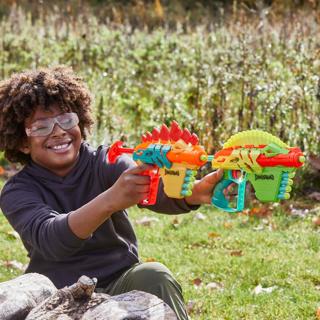 Actual product image Hasbro Nerf Dinosquad Stego Duo Pack