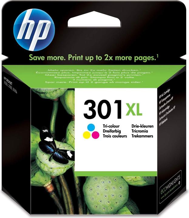 Actual product image HP 301XL Tri-color Ink Cartridge
