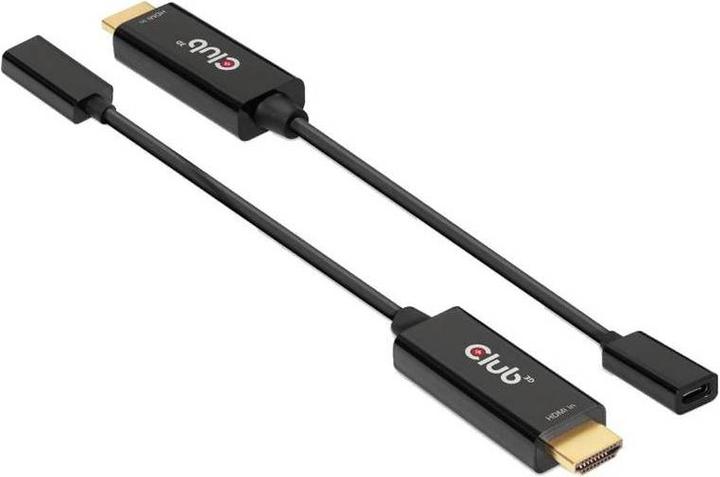 Immagine prodotto Club 3D HDMI (Typ A) — USB C (HDMI, USB-C, 22 cm)