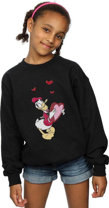 Immagine prodotto Disney Donald Duck Love Heart Felpa Ragazze (152, 158)
