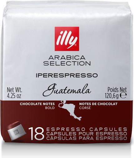 Actual product image Illy 9995 Arabica sel Guatemala (18 x Port.)