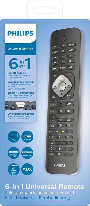 Produktbild Philips SRP5016/10 (Universal Fernbedienung, Infrarot)