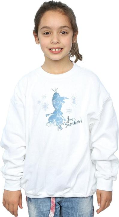 Actual product image Disney Girls Frozen 2 Olaf Ice Breaker Sweatshirt (140, 146)