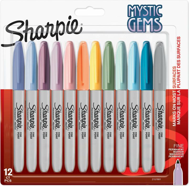 Actual product image Sharpie Permanent marker (Multicoloured, 1 mm, 12 x)