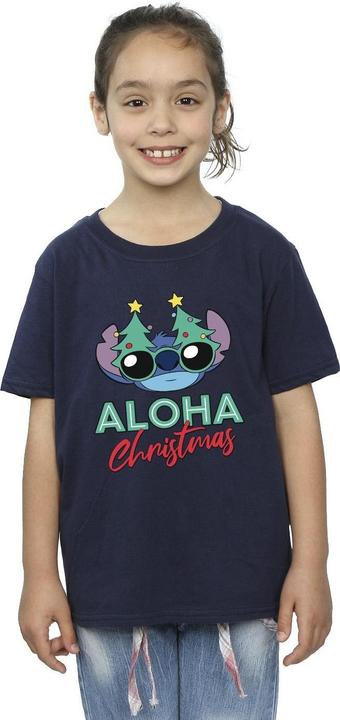 Immagine prodotto Disney Lilo And Stitch Christmas Tree Shades Maglietta Ragazze (128)